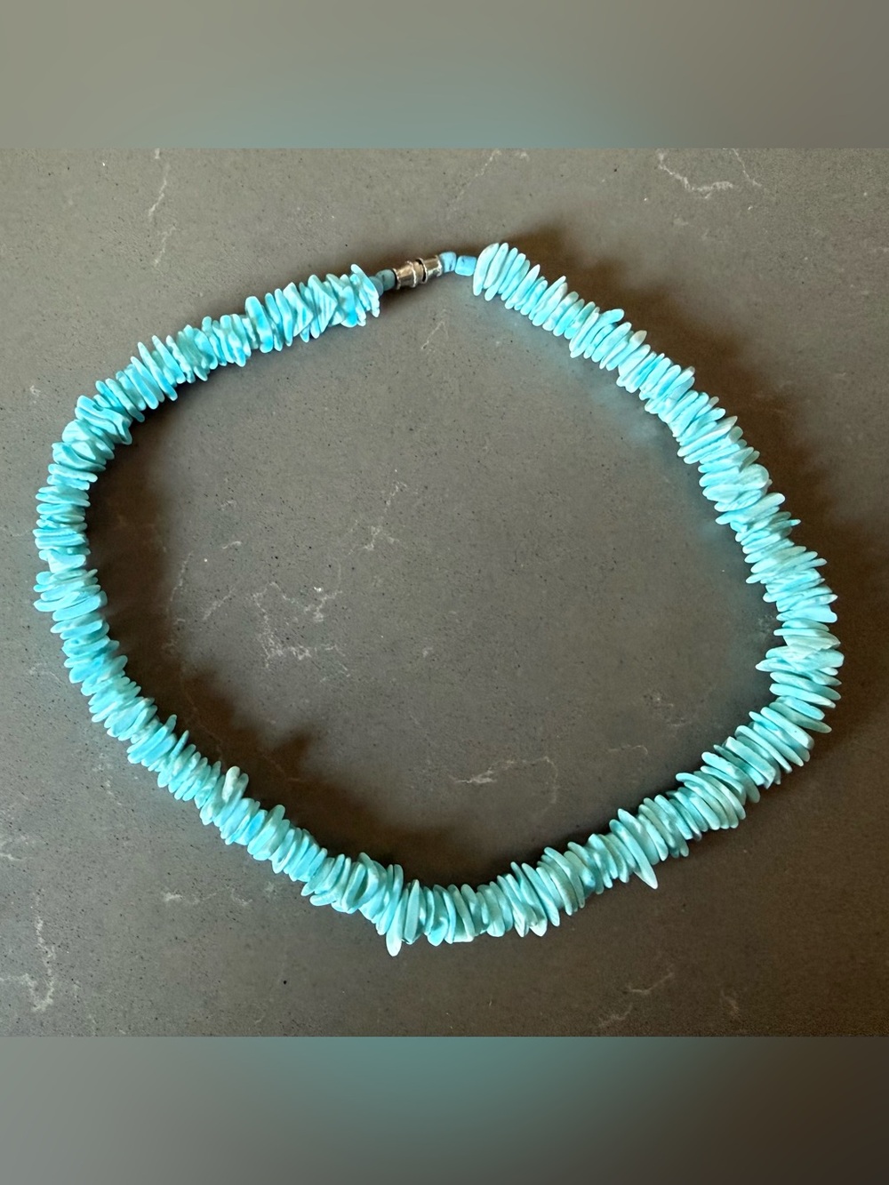 Turquoise Shell Necklace - Picture 2 of 3